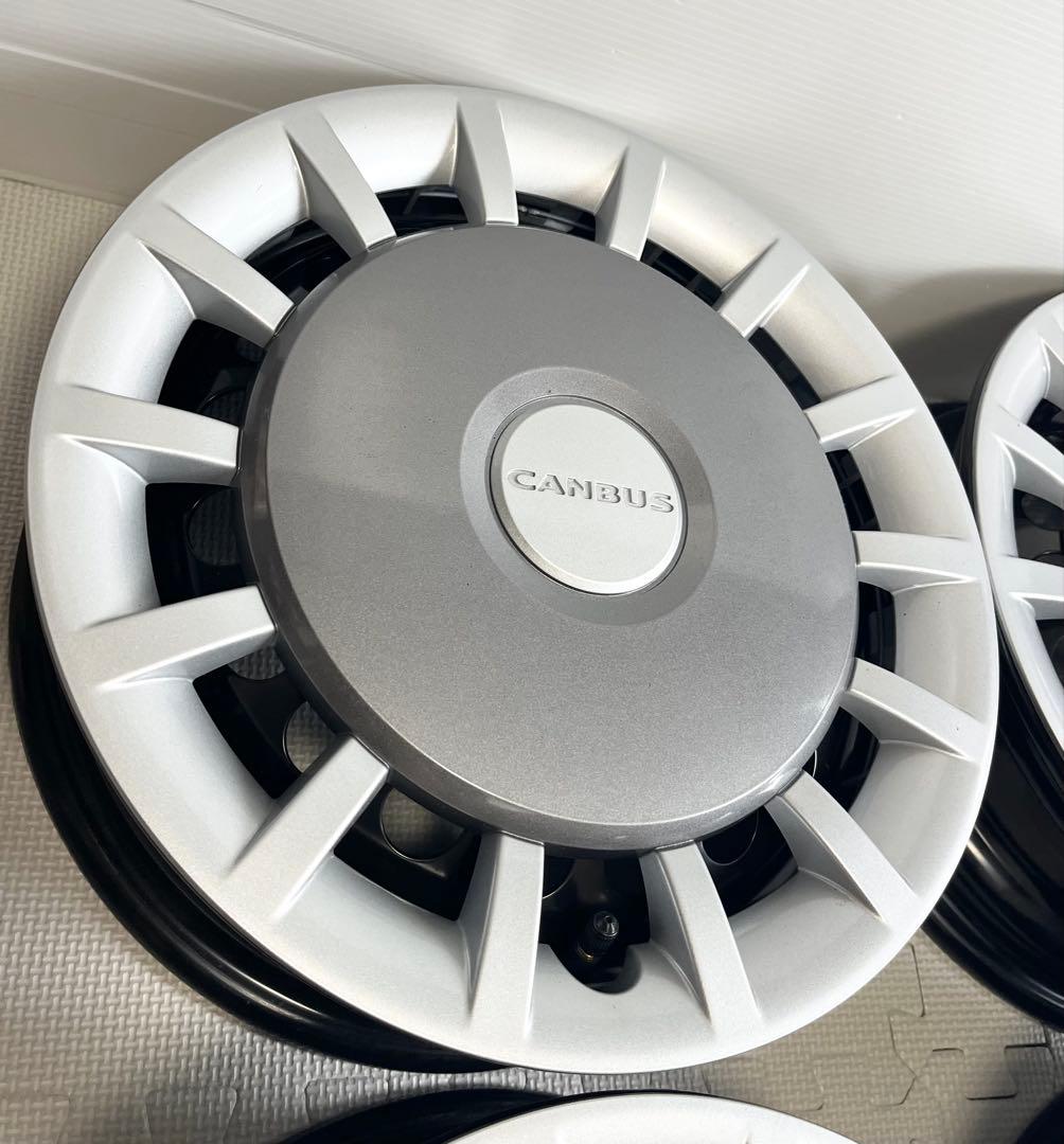 ダイハツ　ムーヴキャンバス　14インチホイール4本　ホイールキャップ、ナット付