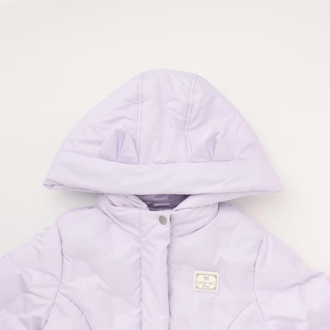 み*と様 新品タグ付き　ANNA SUI mini 中綿ネコブルゾン　紺100-