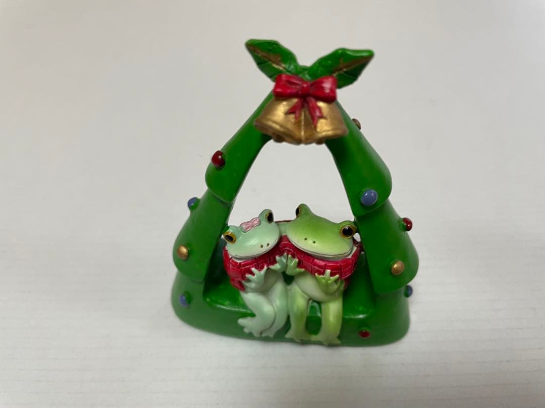 「Copeau」カエルのコポー「コポーとコポミ」置物 クリスマス３個セット