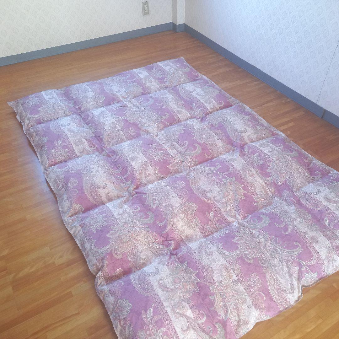 羽毛布団 増量 SDGS リフレッシュ羽毛 高密度生地 清潔 安心 日本製A⑩