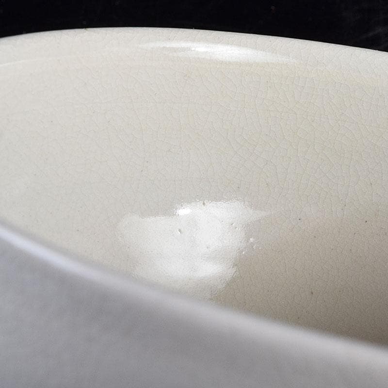 茶道具　京焼　久世久宝作　色絵菊文　茶碗　裏千家十四代淡々斎極め箱　MR9442