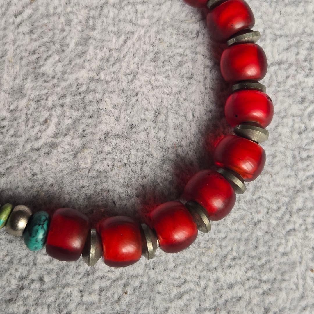 岡田譲二様お取り置き　ホワイトハーツブレスレット　ハンドメイド