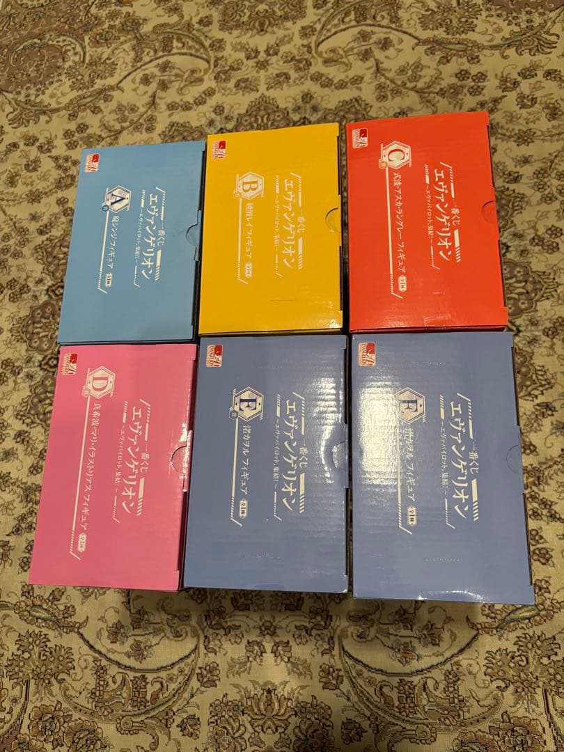 J*S様 エヴァンゲリオン　一番くじ　フィギュア6点セット