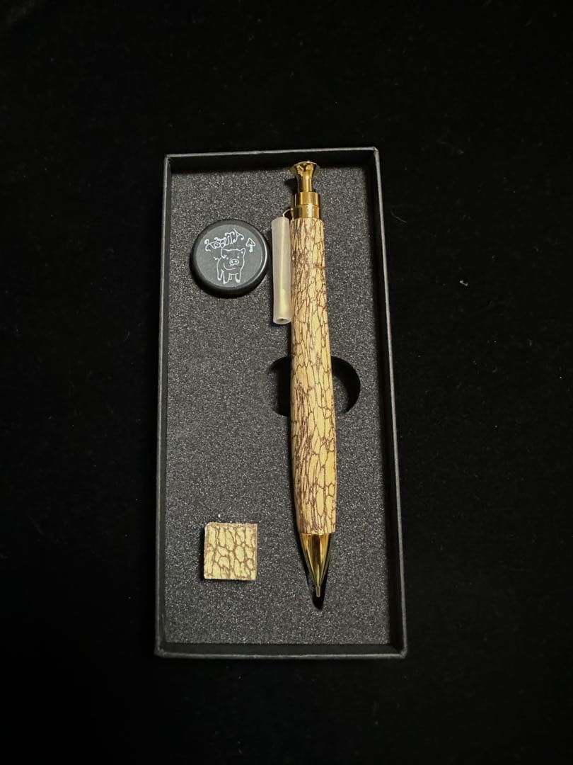 こぶた工房シャープペンシル グワバ極上 マイクロスポルテッド ゴールド0.5mm
