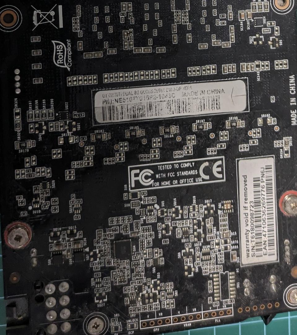 グラフィックボード・グラボ・ビデオカード Palit GeForce GTX 1070TI