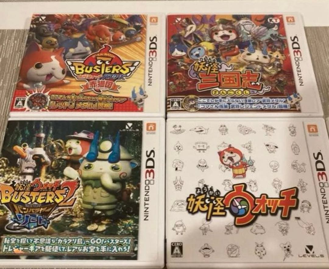 3DS 妖怪ウォッチ　11点（新品3点と中古8点）
