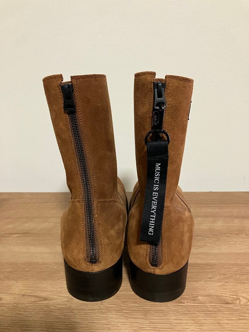 新品 RUDEGALLERY BACK ZIP BOOTS 箱付き