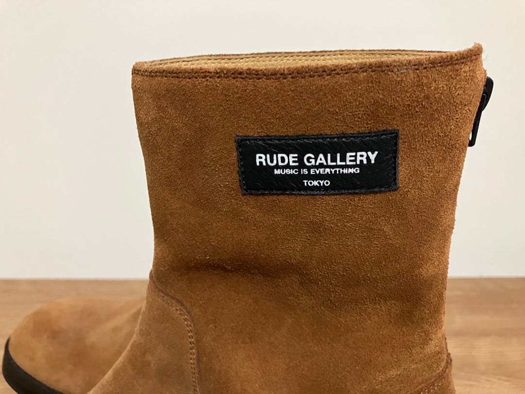 新品 RUDEGALLERY BACK ZIP BOOTS 箱付き