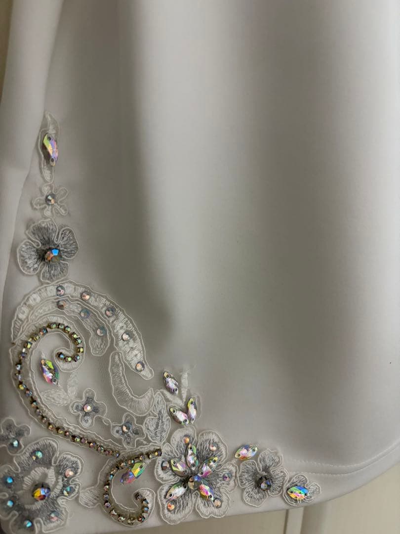 【Angel R】ビジュー 袖あり ミニドレス キャバドレス