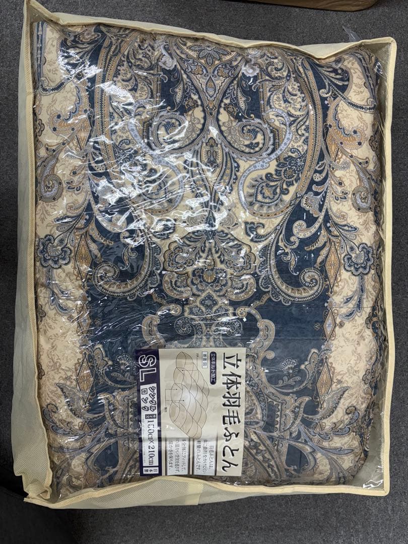 羽毛布団 シングル 150X210 cm