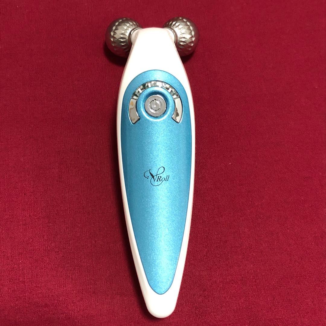 【傷なし美品】V-Roll 美顔器 EMS•ローラー 充電式 美顔ローラー