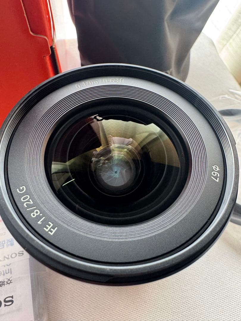 【数回使用のみ極美品】SONY FE 20mm F1.8 G レンズ