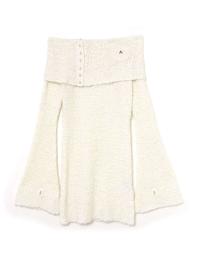 andmary Aurora knit mini dress ニットワンピース