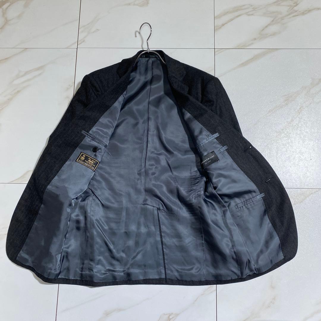 現行⭐︎トゥモローランド NIKKE ライトフランネルビジネススーツ ヘリンボーン