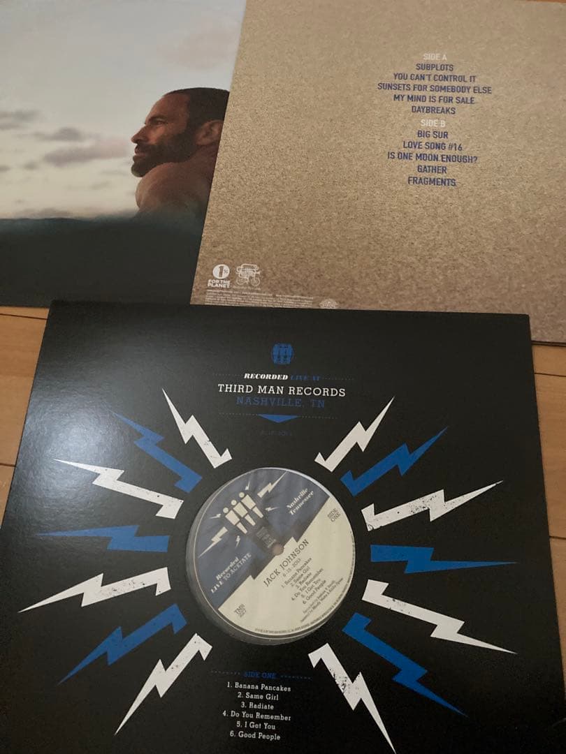 Jack Johnson レコード　ジャックジョンソン　live All LP