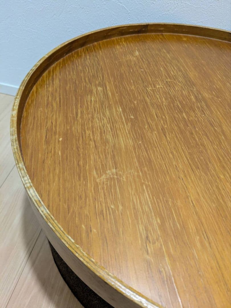 ACTUS/アクタス ドラムスパフ スツール ウォールナット サイドテーブル