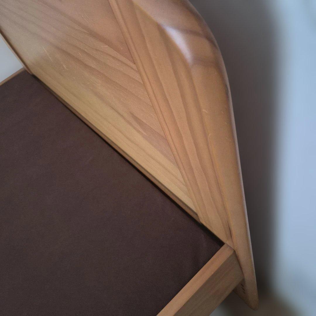 ニトリ　ブラウン 木製 シングルベッドフレーム