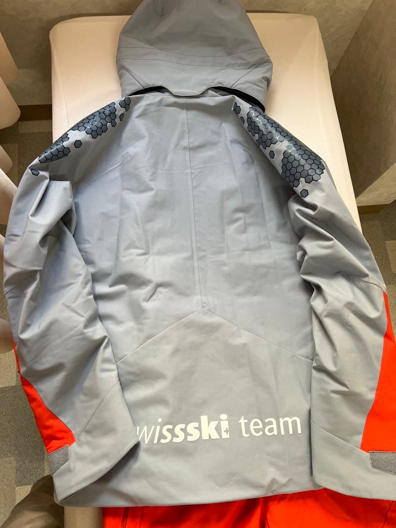 DESCENTE S.I.O スキーウェア グレー/オレンジ