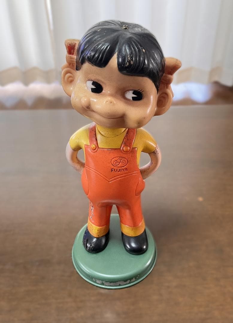 ペコちゃん人形　不二家　FUJIYA　マスコット人形　ペコちゃん　アンティーク