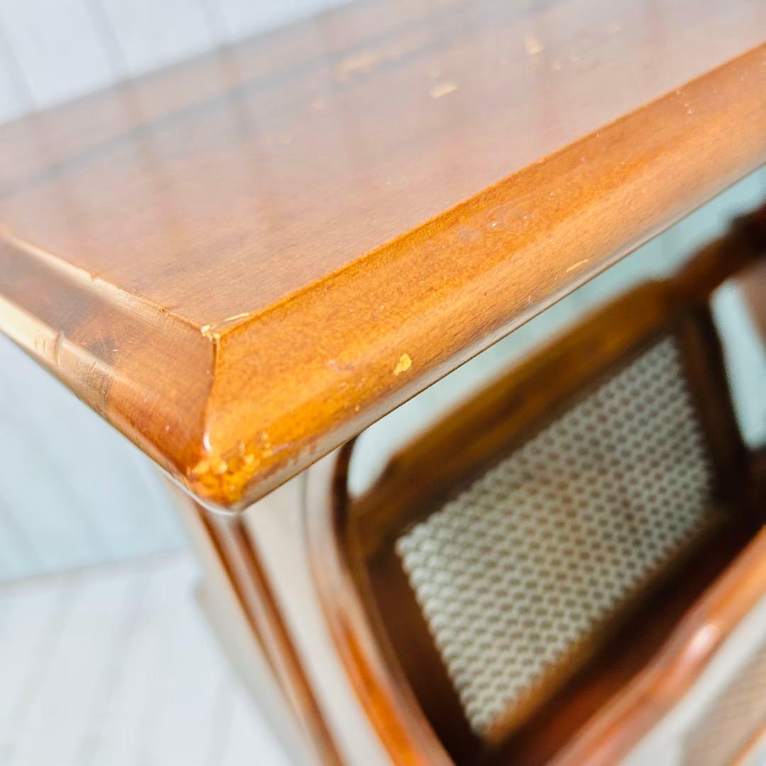 カリモク　karimoku オールド　サイドテーブル　マガジンラック　昭和レトロ