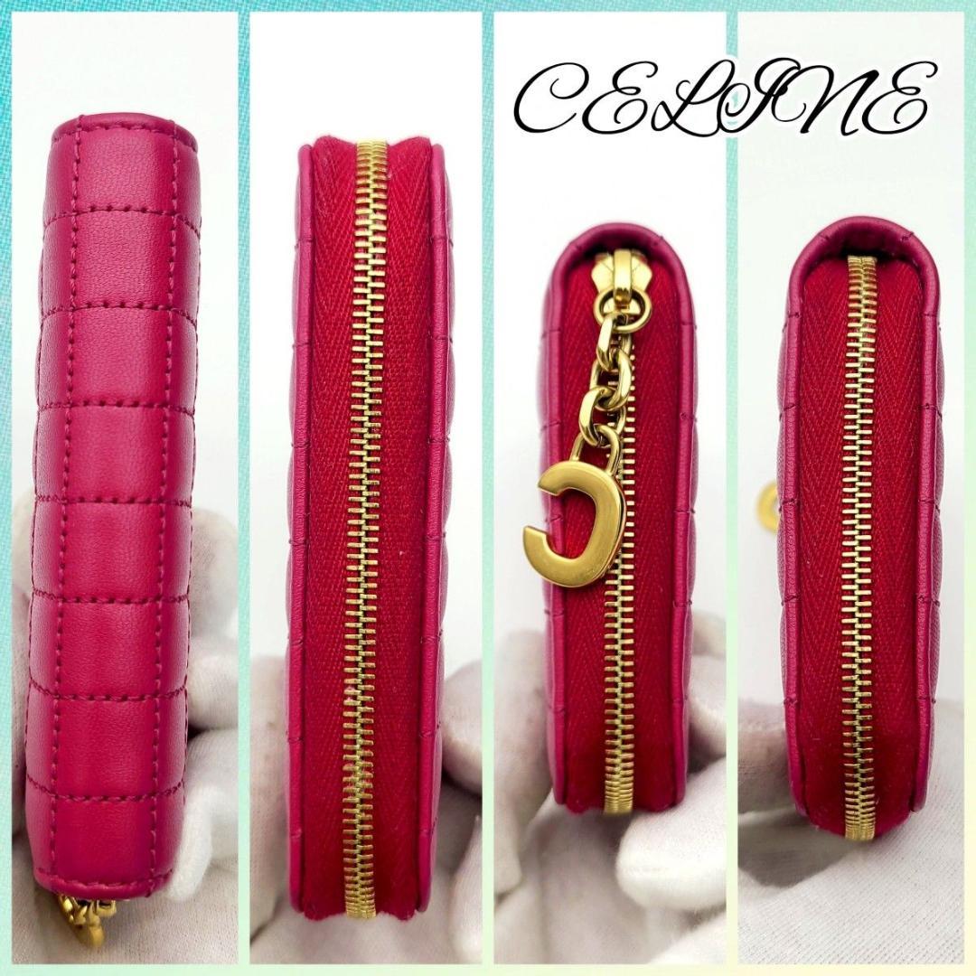 極美品 CELINE セリーヌ ケース 小銭 カードケース ピンク