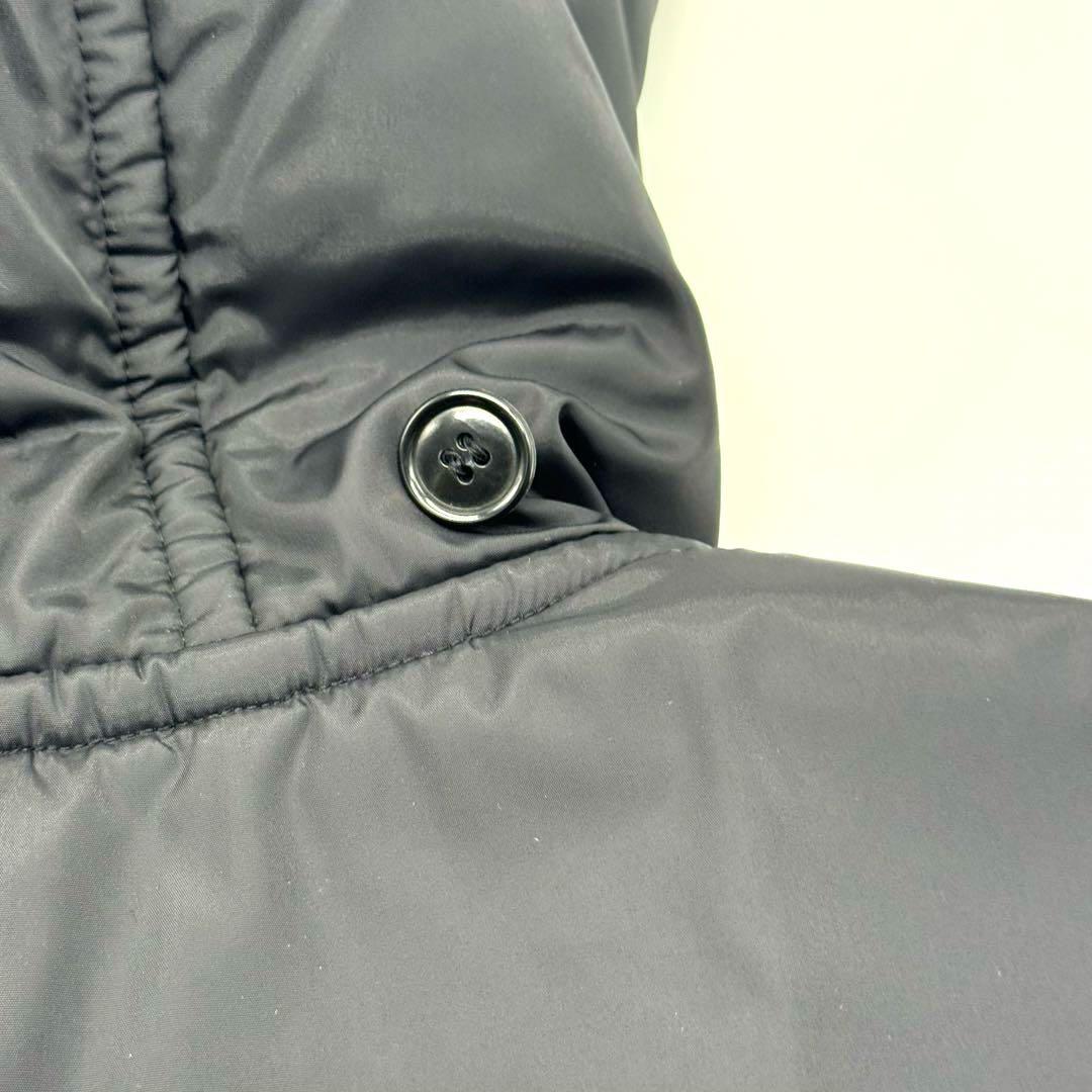 美品　コムデギャルソンシャツ　ブラック　メンズオム　ナイロンダッフルコート M