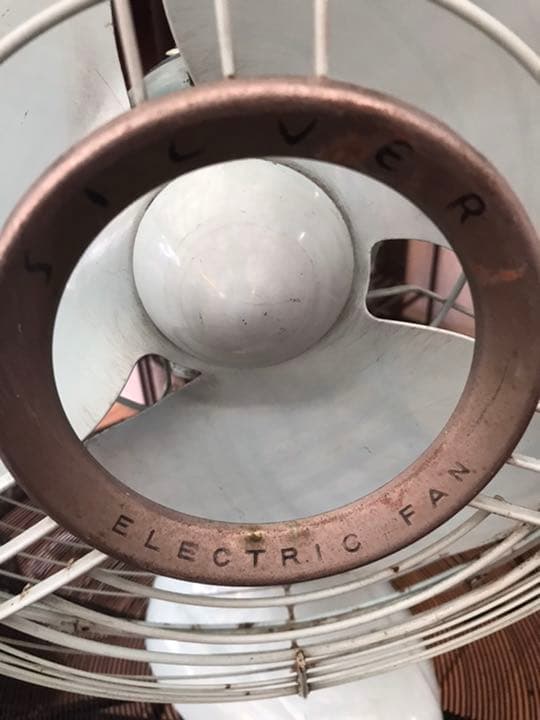 昭和レトロ　扇風機　卓上　ミントグリーン　大丸電機　silver