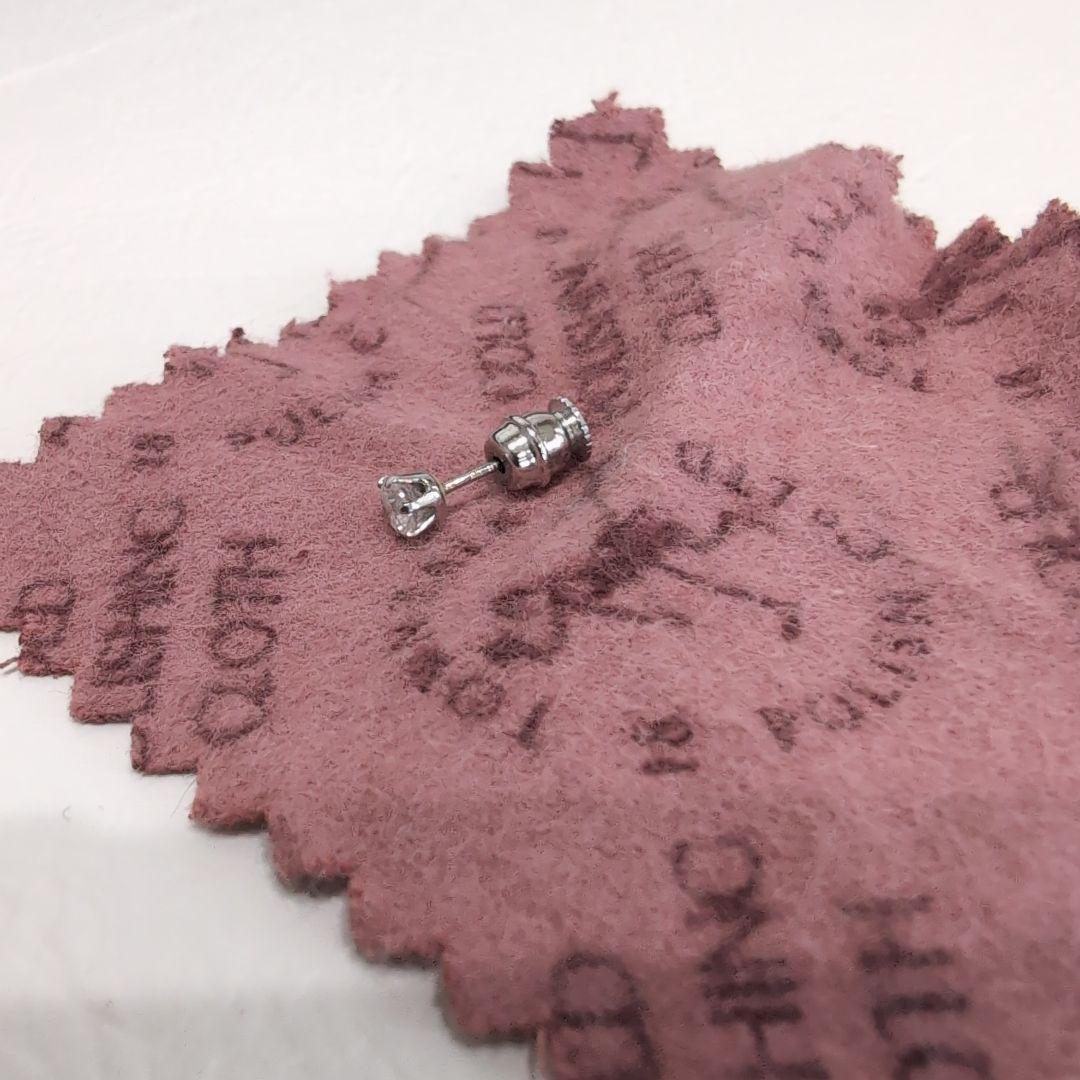 ＰＴ天然ダイヤモンドピアス（片耳用）