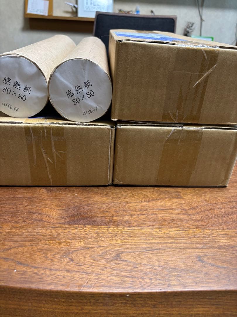 スマレジ　レシート用紙　80×80  5本入×8ケース