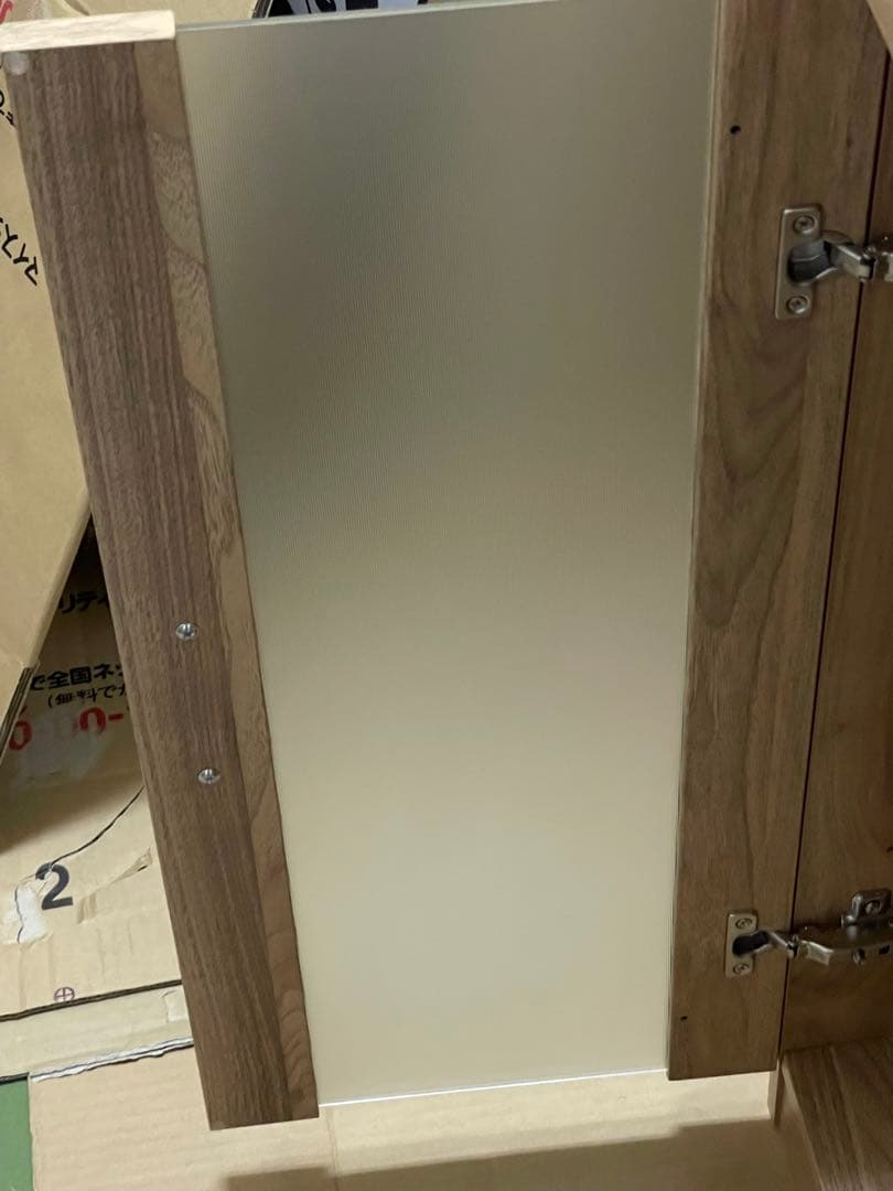 【送料込・最終値下げ】ニトリ キャビネット フォルムN SK ライトブラウン