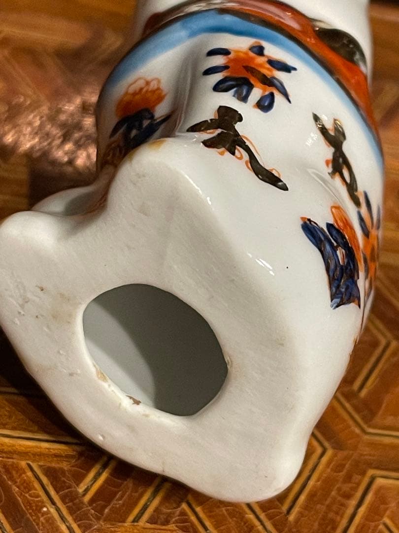 【美品】猫　白猫　招き猫　骨董　陶器　置物　インテリア　工芸品　美術品　伊万里焼