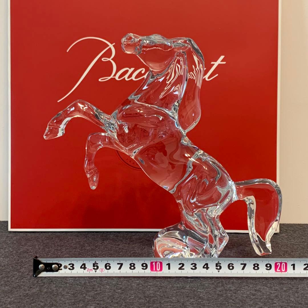 ⭐️mint0329⭐️未使用品⭐️バカラ⭐️馬の彫刻⭐️クリスタル⭐️いななく馬⭐️