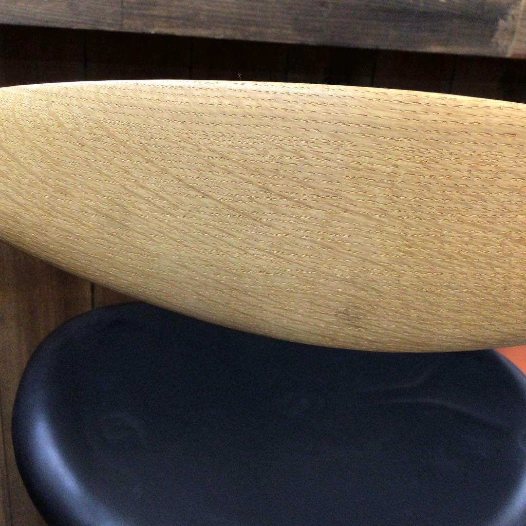 ②カールハンセン＆サン CH88P チェア オーク材 ブラックレザー 引取限定