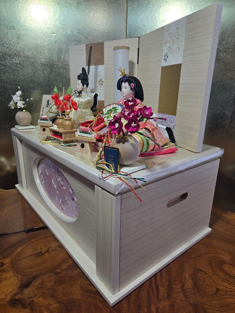【一点限り】雛人形 収納飾り　SH48
