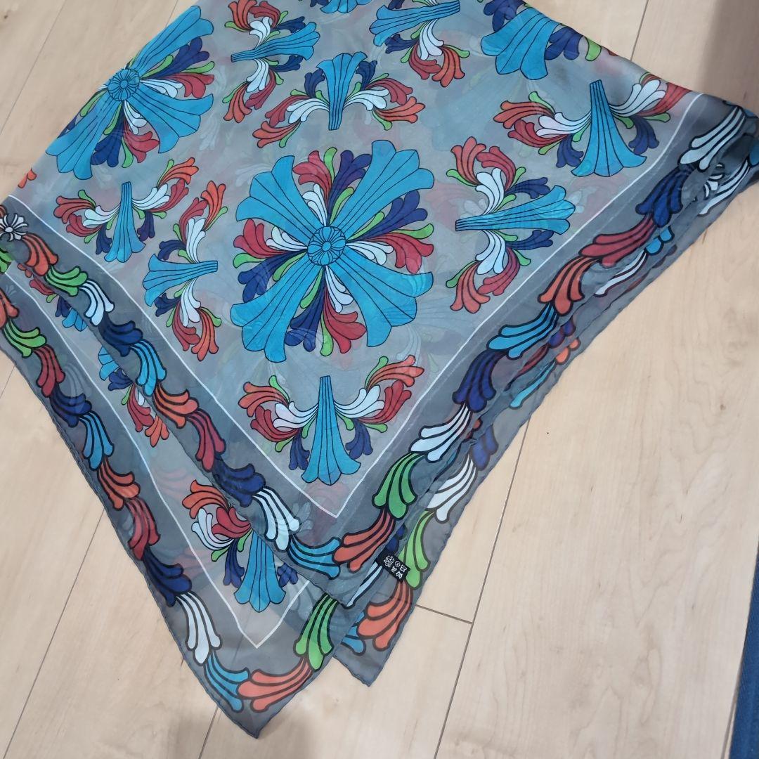 クロムハーツスカーフ「クロムハーツ柄」シルク【正規店】