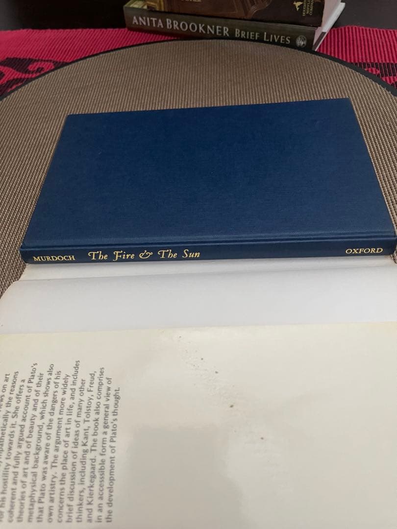 希少　Iris Murdoch The fire & the sun