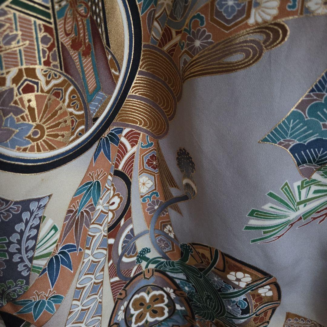 hana　1-17 正絹　男の子お祝い着物　長襦袢付き　産着　七五三　逸品