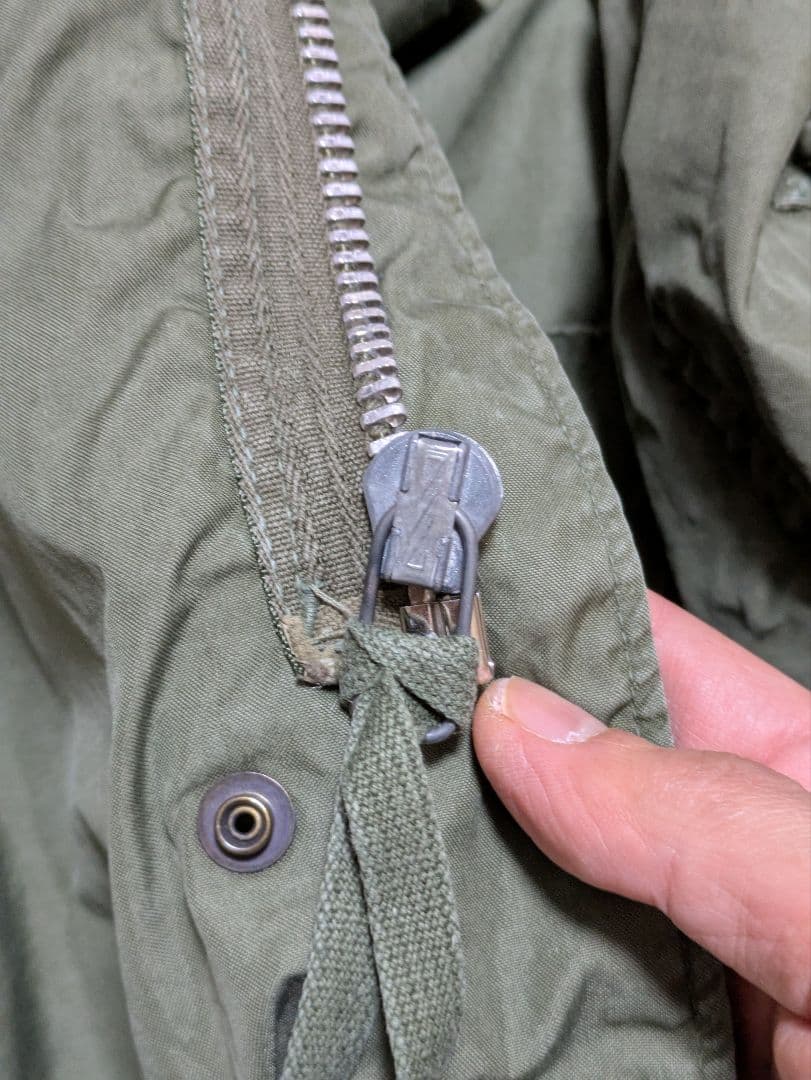 実物 米軍　M-65 モッズコ－ト フィッシュテールパーカー　XS　フード付き