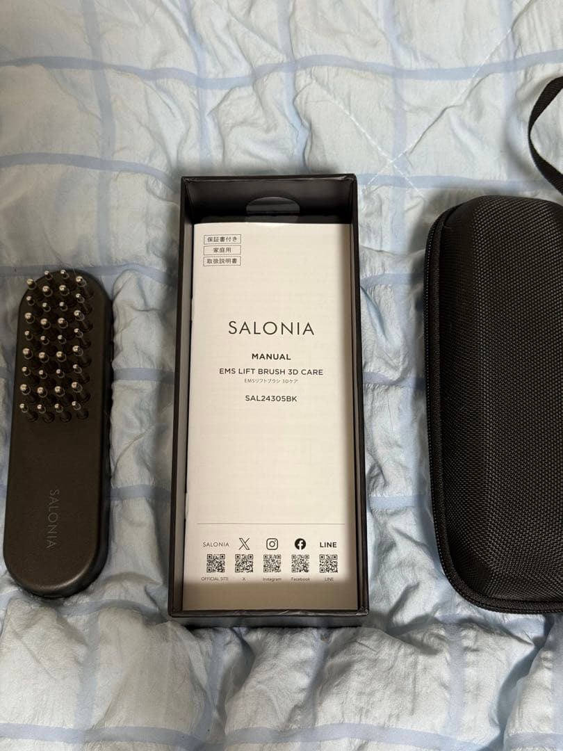 ボディ・フェイスケア SALONIA EMS LIFT BRUSH 3D CARE