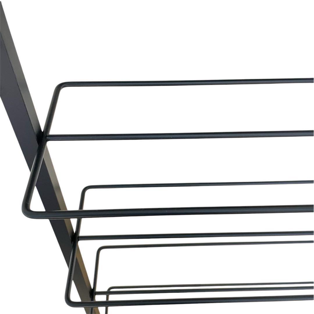 天板付き立てかけシューズラック　4段　日本製　新潟県燕三条