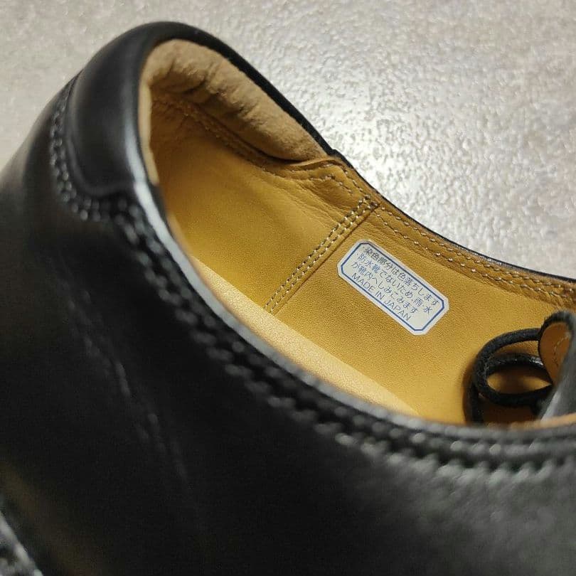 【REGAL】リーガル プレーントゥレザーシューズ ブラック 日本製