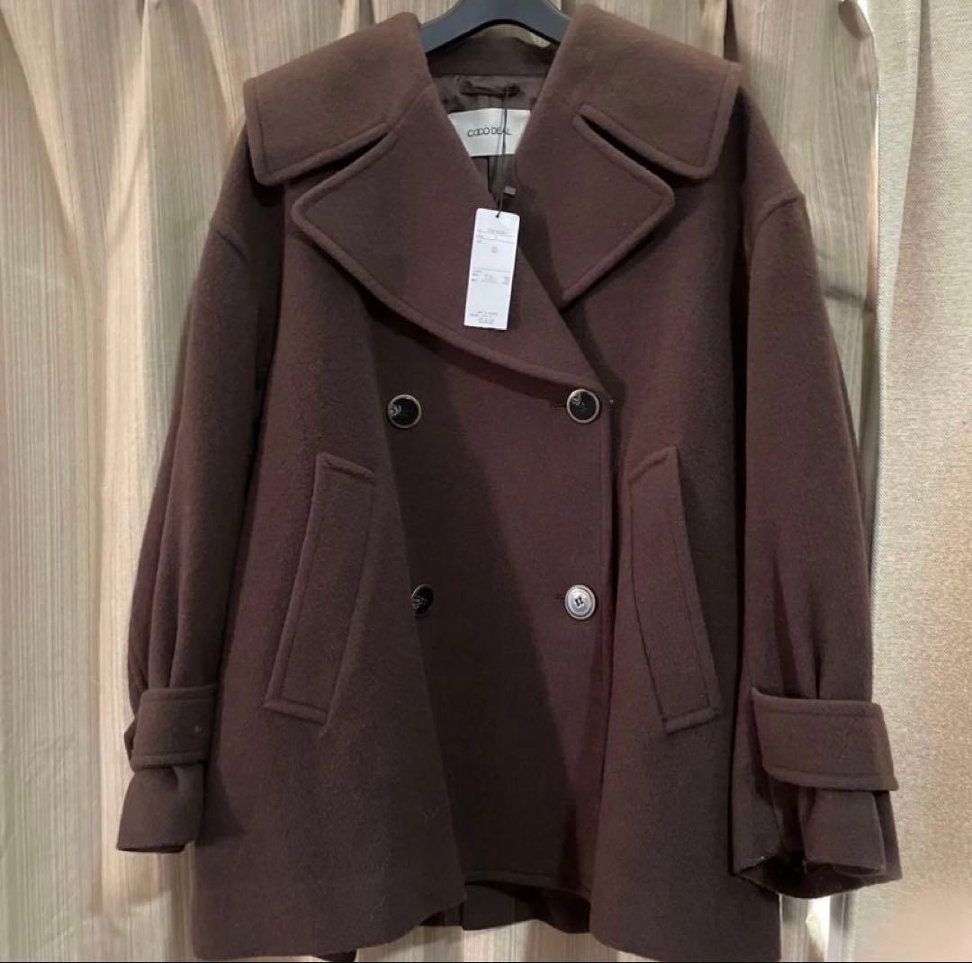 2025冬新作 ココディール インペリアルモッサショートPコート