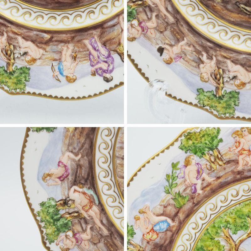 リチャードジノリ カポディモンテ プレート 22cm カラーレリーフ #4