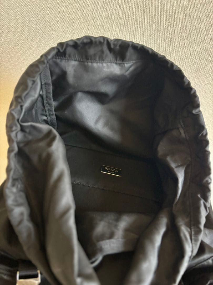 【完品】PRADA プラダ V136 リュックサック バックパック ブラック