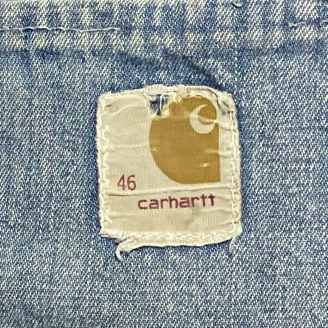 激レア 60-70s 鬼フェード Carhartt デニム製ミシガンチョアコート