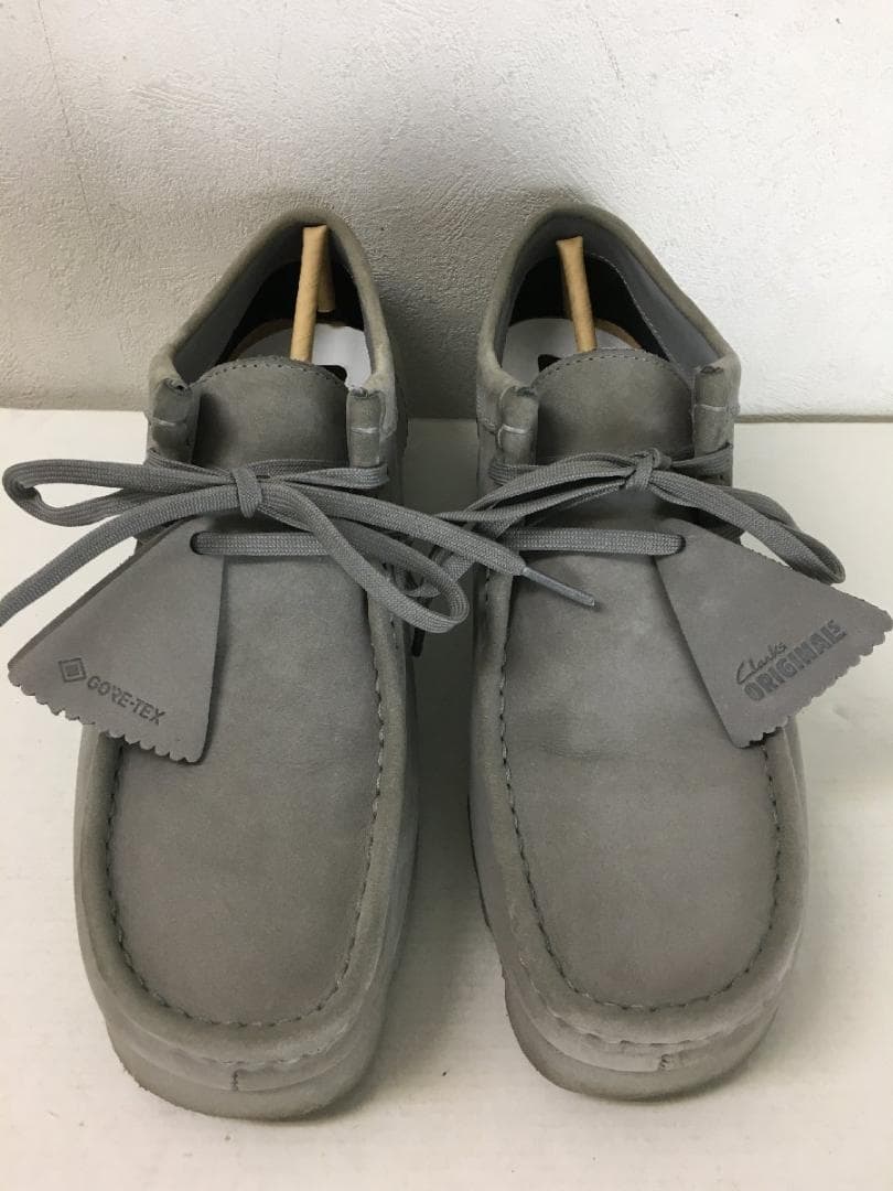 クラークス 2025 極美品箱タグ付 ゴアテックス レザー ワラビー シューズ