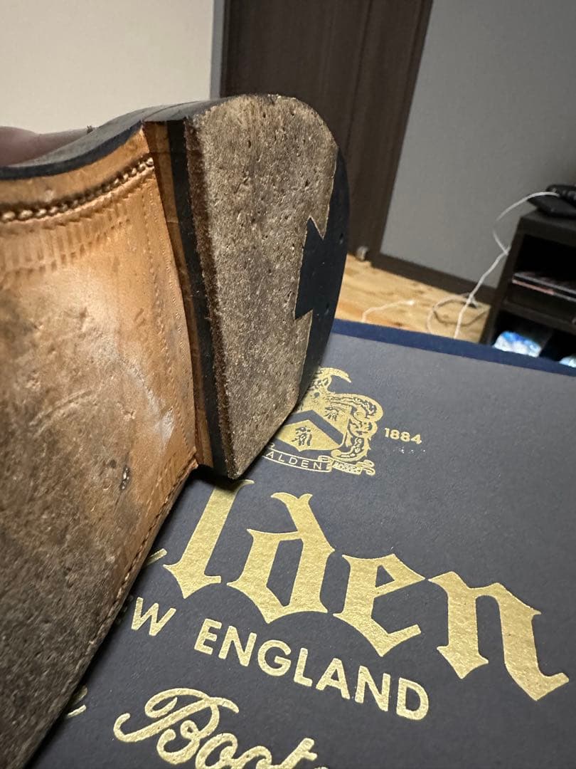 Alden 1339 ブラウン チャッカブーツ 7D