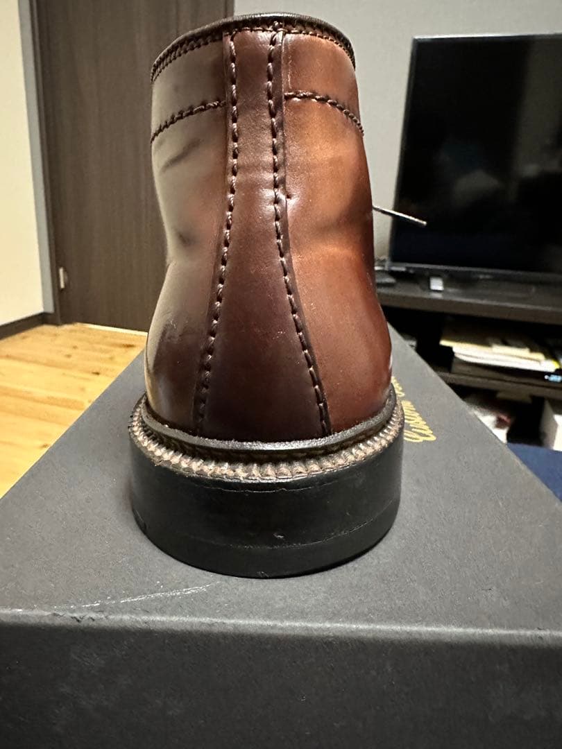 Alden 1339 ブラウン チャッカブーツ 7D