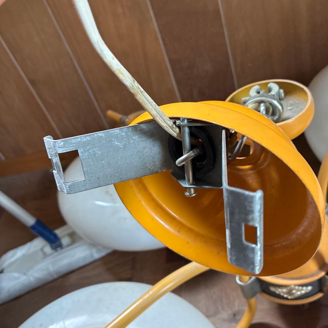 ✨J urimさま✨SALE‼️70年代　昭和レトロ　ポップなシャンデリア 4灯✨