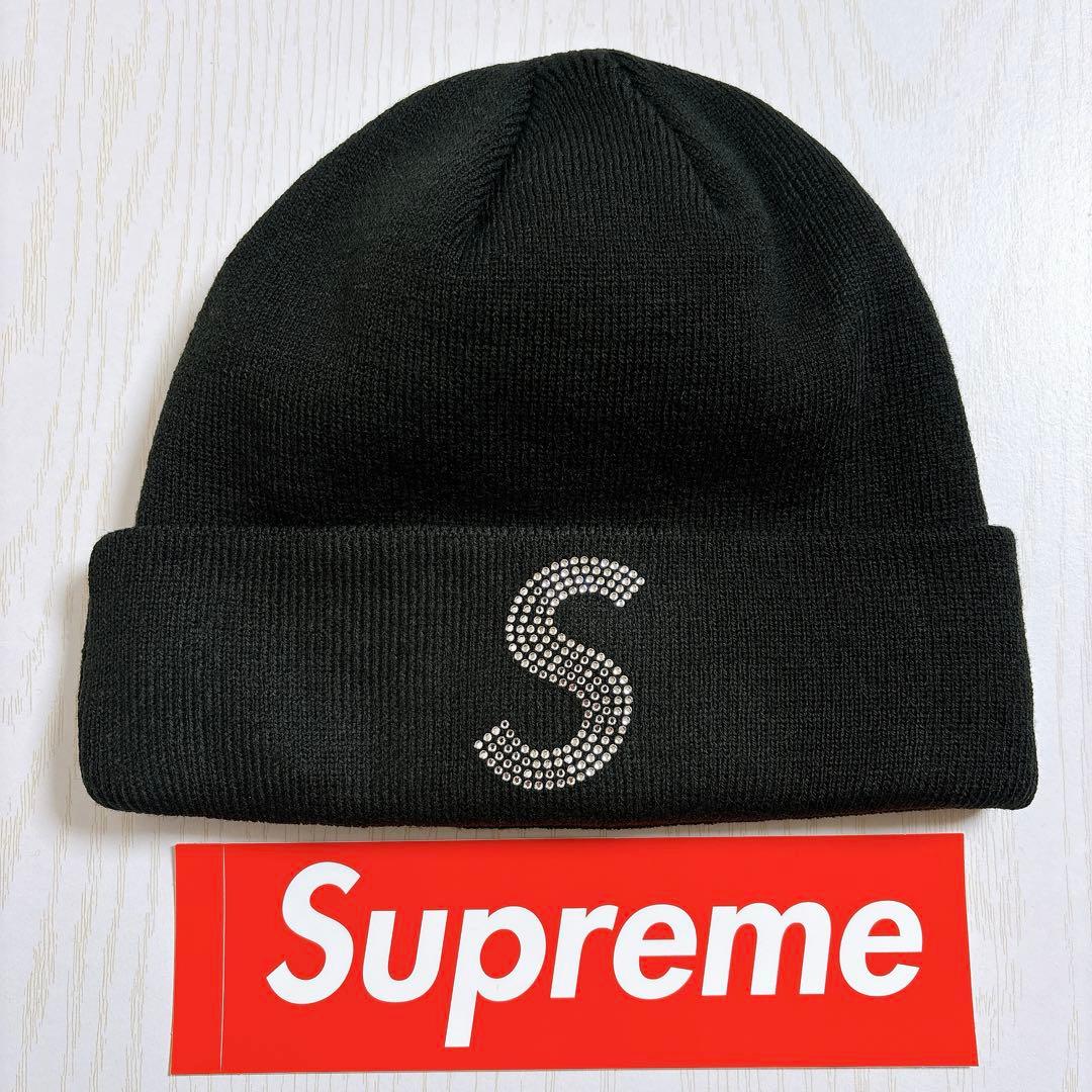 Supreme Swarovski スワロフスキー　Sロゴ　ブラック　黒